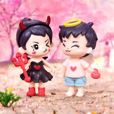 Cute Lovers Couple Figurines Mini Fairy Garden Home Decor Valentine's Day Gi- S8