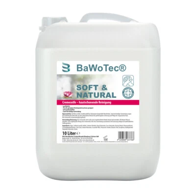 BaWoTec Cremeseife Soft & Natural 10 Liter, hautschonende milde Handseife - Bild 1 von 3