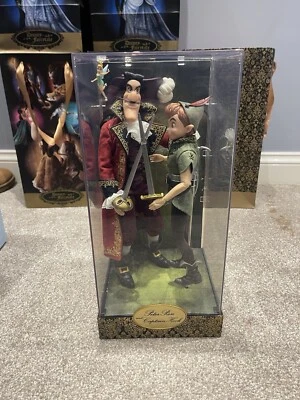 disney fairytale limited edition captain hook and peter pan doll - Image 1 of 2