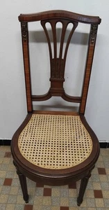 Antique Louis XVI style chair seat cane (ref: hang) - Picture 1 of 12