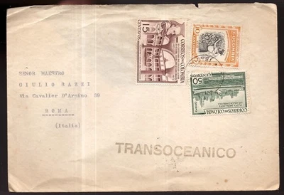 Colombia, 1956 multifranked cover to Italy           -HJ98 - Image 1 of 3