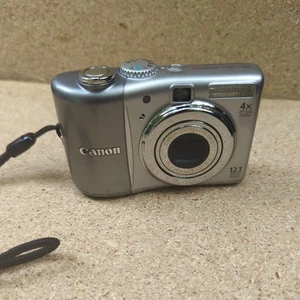 Canon Digital Camera PowerShot A1100 IS 12.1MP Silver Tested - Picture 1 of 5