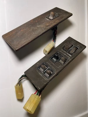 Interruptor de ventana principal Toyota Cressida MX63 1981-1984 + interruptor lateral del pasajero LHD Foto 1 de 4