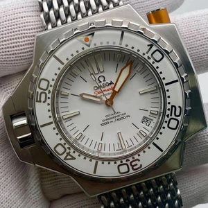 Omega Seamaster PloProf 224.30.55.21.04.001 Steel White Dial Automatic Men Watch - Picture 1 of 8