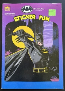 Pegatina A Golden Book 1992 Batman Returns - Imagen 1 de 11