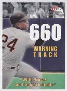 2001 Fleer Tradition Warning Track #3WT Willie Mays San Francisco Giants - Picture 1 of 2
