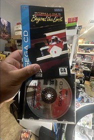Formula One World Championship: Beyond the Limit Sega CD Disc & Manual Only