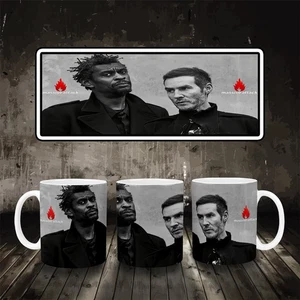 Taza de café de música de cerámica inspirada en Massive Attack - Imagen 1 de 1