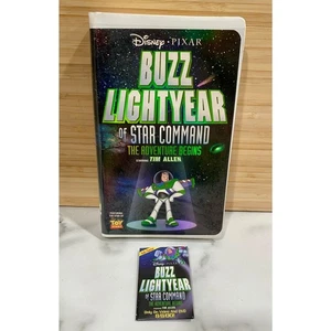 Disney VHS Buzz Lightyear of Star Command Kids Family & Collectible Pin - Picture 1 of 8