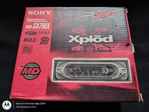 Sony Xplōd MDX-CA790X y MDX-66XLP minidisco estéreo para automóvil y 6 mini cambiadores de disco - Imagen 1 de 17