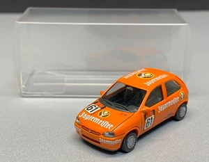 Opel Corsa B Coupe racing car #61 Jägermeister auto da corsa auto Herpa H0 1:87 - Foto 1 di 12