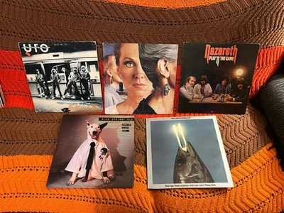 70s 80s Rock Vinyl Lot. Reo Speedwagon, Styx, Rick Springfield, Nazareth, UFO - Image 1 of 3