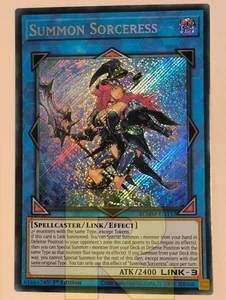Stregona Evocatrice / Summon Sorceress ® Rara Secret ® BLMM-EN157 ® Inglese - Picture 1 of 4