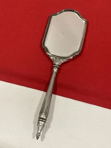 Vintage WEBSTER COMPANY Sterling Silver ‘L’ Initial Monogram Vanity Hand Mirror - Picture 1 of 24