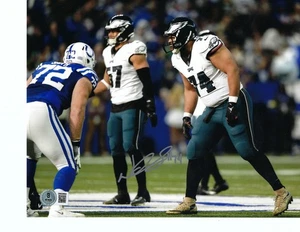 Signed 8x10 Ndamukong Suh  Philadelphia Eagles photo Beckett Witness Hologram - Picture 1 of 1