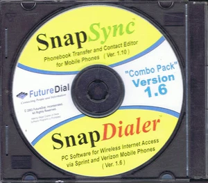 FutureDial SnapSync und SnapDialer Software mit Seriennummern v. 1.6 (PC, 2003) - Bild 1 von 3