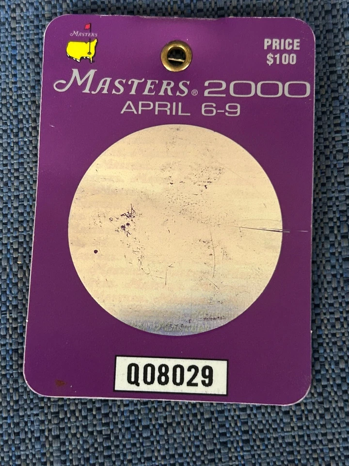Insignia Masters 2000 Augusta National Golf Club - ¡Campeón Vijay Singh! #2 (M2) Foto 1 de 4