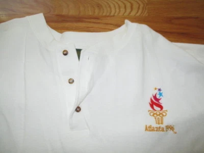 Camisa polo Hanes Label - 1996 Atlanta SUMMER OLIMPICS (2XL) bordada Foto 1 de 3