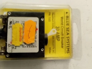 Blue Sea - A-Series Circuit Breaker - 30amp - White Toggle - 240VAC 32VDC - 7222 - Picture 1 of 2