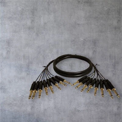 Canare 8 Channel Balanced Studio HIFI Mono Snake Cable, 1/4" TS  Male . - Image 1 of 3