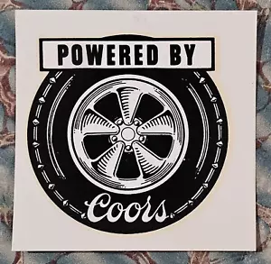 Calcomanía de agua original de colección de los años 60 impulsada por COORS Hot Rod ventana automática personalizada - Imagen 1 de 3