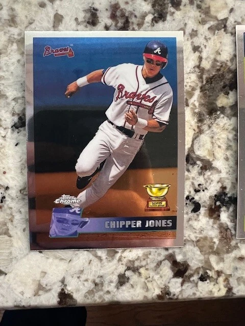 2017 TOPPS CHROME UPDATE ALL ROOKIE CUP CARD BRAVES CHIPPER JONES #TARC-8 - Image 1 of 1