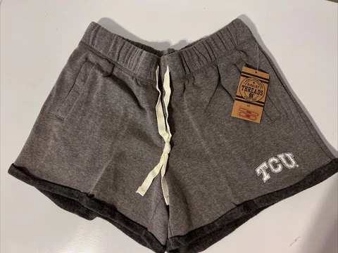 NEW Ladies Rivalry Threads TCU Horned Frogs Athletic Shorts Medium NWT Cover