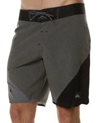 Pantalones Cortos de Natación QUIKSILVER New Wave High 19 Gris Adhesionado Baúl de Natación para Hombres Talla Cintura 30 Foto 1 de 4