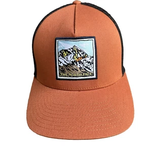The North Face Keep It Patched Trucker Hat Brown / Black Snapback Flexfit 110 - Picture 1 of 10