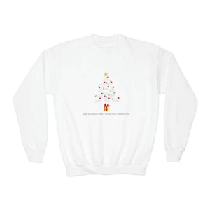 Jugend Rundhalsausschnitt Gamer Weihnachtsbaum Sweatshirt, hässlicher Weihnachtspullover - Bild 1 von 20