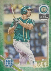 2018 Topps Gypsy Queen Baseball Green Matt Olson #187 - Picture 1 of 1