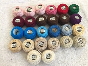 bulk 26 balls of DMC perle 5 cotton, assorted colours. new unused (L26) - Picture 1 of 1
