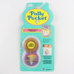 POLLY POCKET 1992 Princess Polly Necklace NEW & SEALED - Picture 1 of 5