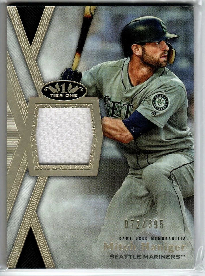 2020 Topps Tier One Relics #T1RMH Mitch Haniger 395 (ref 180906) - Image 1 of 1