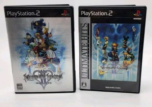 Japanese Kingdom Hearts II & Final Mix II Both Complete Import US Seller - Picture 1 of 8
