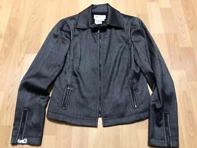 Worth Womens Jacket Shinny Charcoal Black 8 - Image 1 of 4