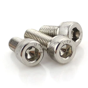 M5 M6 Nickel Coate Cup Allen Bolt Hex Socket Cap Head Screws Carbon steel 12.9 - Picture 1 of 6
