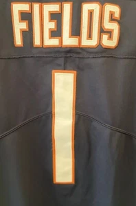 Chicago Bears Justin Fields Nike Vapor Elite Jersey Mens L New With Tags Navy - Picture 1 of 16