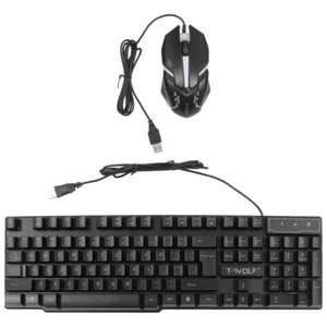Tragbare Mechanische RGB Wired Combo Computer Tastaturen Beleuchtete - Bild 1 von 14