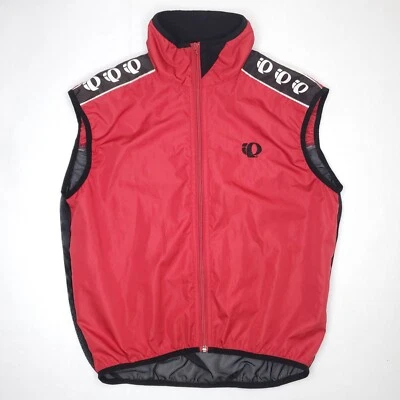 Pearl Izumi Vest Adult M Red Cycling Jacket Full Zip Up Lightweight Sleeveless - Image 1 of 4