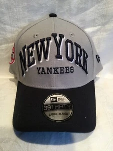 New York Yankee New Era 39 Thirty Navy/Gray Embroidered Fitted Hat Large/XLarge - Bild 1 von 6