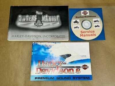 Harley-Davidson Softail 1989 FLT/FX_FX manual del propietario + manual de servicio en conjunto de DVD Foto 1 de 4