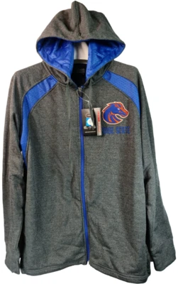 Chaqueta Colosseum Para Hombre Boise State Broncos Lift Cremallera Completa GRIS - PEQUEÑA Foto 1 de 4