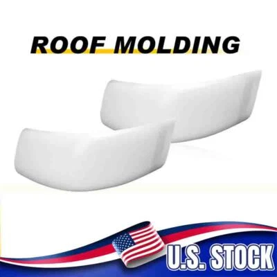 Moldura de techo esquinero de cabina blanca 1999-07 para Ford Super Duty F-250 F-350 F-450 Foto 1 de 4