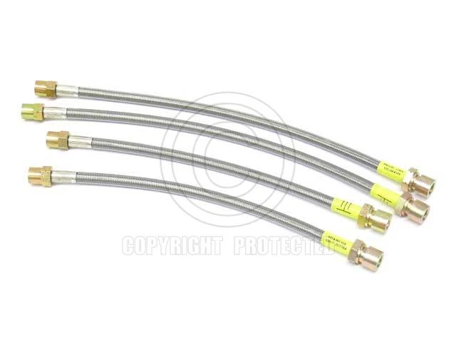 Juego de mangueras de freno trenzadas de acero para Porsche 911 912 914 930 (69-89) Foto 1 de 1
