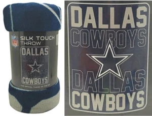Dallas Cowboys New Silk Touch Super Soft 45X60 Plush Raschel Blanket Throw - Picture 1 of 4