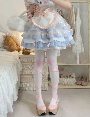 Lolita Girls Sweet Velvet Pantyhose Stockings Japanese Cure Cosplay School Socks - Image 1 of 3