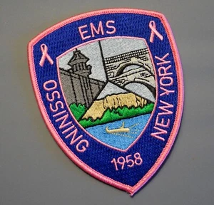 Ossining New York EMS Pink Patch +++ Breast Cancer Awareness NY - Bild 1 von 1