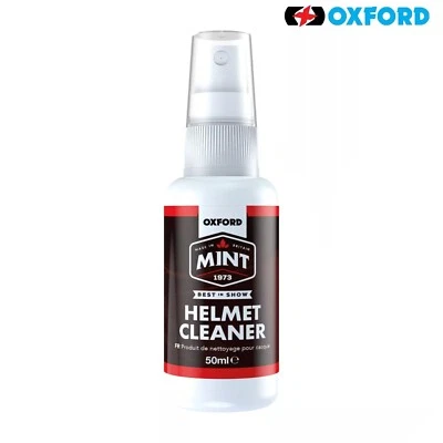 Oxford Mint Motorcycle Motocross Helmet Visor & Goggles Lens Cleaner 50 ml - Image 1 of 4