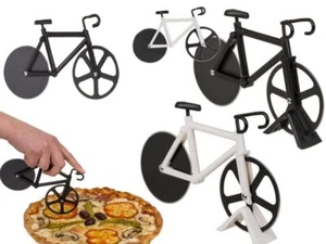 Fahrrad Pizzaschneider Pizzaroller Pizzamesser, gedeckter Tisch, Küchenutensil - Bild 1 von 6